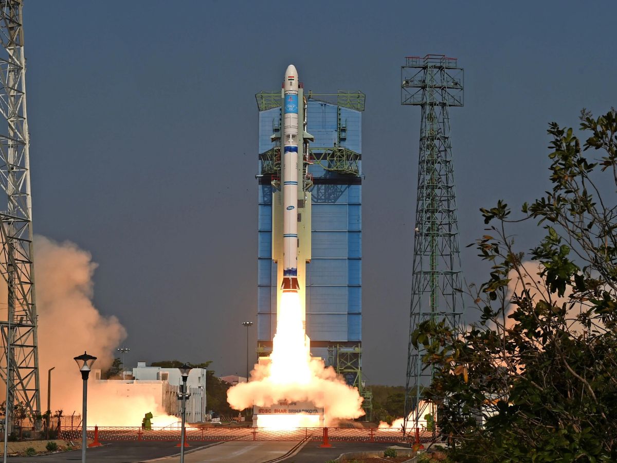 SSLV-D2 was a 15-minute flight, and placed satellites EOS-07 (Earth Observation Satellite-07), Janus-1 and AzaadiSAT-2 into a 450-kilometre orbit. (Photo: ISRO)
