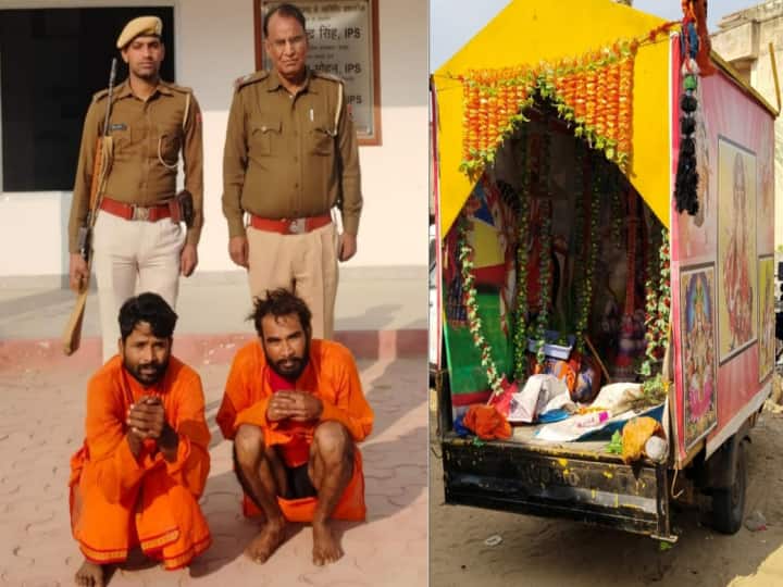 Rajasthan Police arrested two drug smuggler with 390 kg ganja worth Rs 60 lakh seized in Churu ANN Rajasthan News: धर्म की आड़ में करते थे 'नशे की तस्करी', 390 किलो गांजे के साथ दो गिरफ्तार