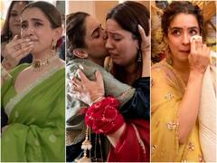 Pics: बहन की शादी में फूट-फूटकर रोईं Sanya Malhotra, इमोशनल कर देंगी विदाई की ये तस्वीरें
