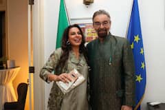 Kabir Bedi Awarded Italy's 'The Order Of Merit', Pooja Bedi, Alaya F Attend Event; SEE PICS