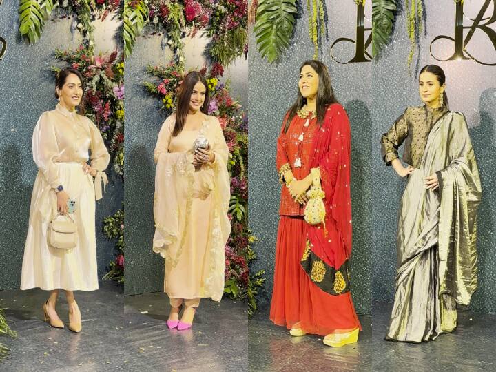 इसके अलावा पार्टी में निधि गुप्ता और रसिका दुग्गल समेत कई एक्ट्रेसेस ने अपने लुक से लाइमलाइट बटोर ली.