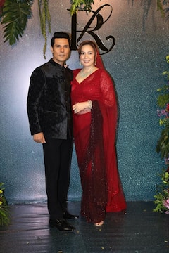 Vijay Varma, Tamannaah, Imtiaz Ali & Other Celebs At Randeep Hooda-Lin Laishram Wedding Reception In Mumbai