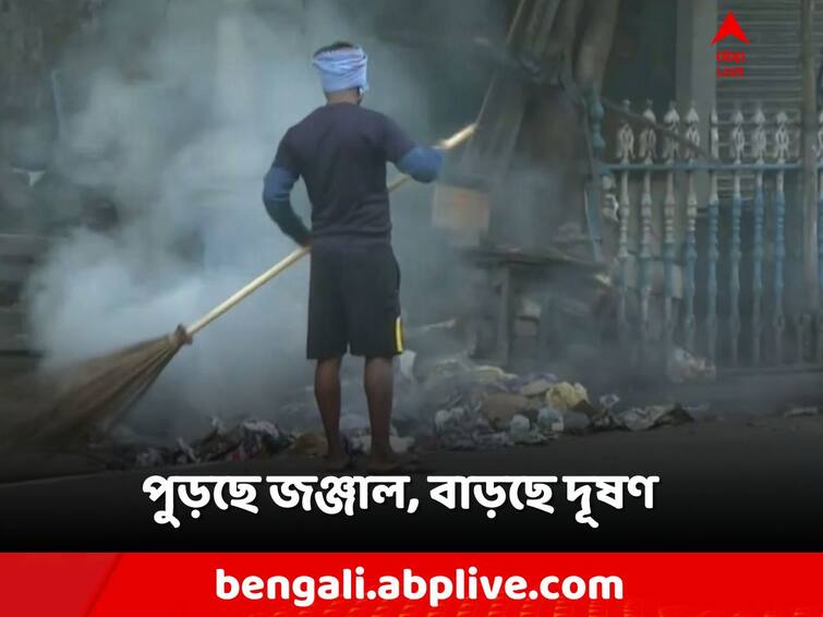 Kolkata Pollution, Increase in smoke and pollution due to garbage burning Kolkata: খোলা রাস্তায় পুড়ছে জঞ্জাল! শীতের মুখে কলকাতায় বিষ-বাতাসের উদ্বেগ