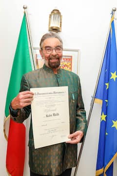 Kabir Bedi Awarded Italy's 'The Order Of Merit', Pooja Bedi, Alaya F Attend Event; SEE PICS