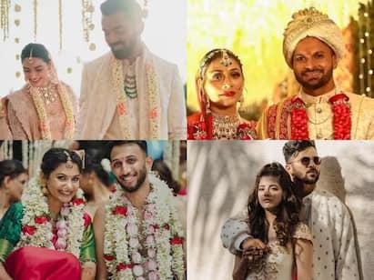 Indian Cricketer Married In 2023 : यंदांच्या वर्षात सात भारतीय क्रिकेटर लग्नाच्या बेडीत अडकले आहेत. केएल राहुलपासून ते मुकेश कुमारपर्यंत सात खेळाडूंनी लग्न केलेय.