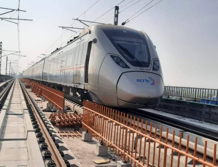 Delhi Meerut RRTS Namo Bharat trainTrial starts from duhai to Modinagar South know when service will start Delhi-Meerut RRTS: मोदीनगर साउथ तक नमो भारत ट्रेन का ट्रायल शुरू, कमियों को दूर करने के निर्देश, कब शुरू होगा परिचालन?