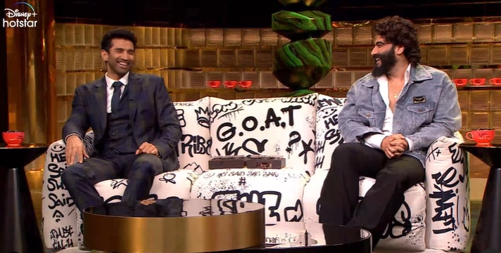 Koffee With Karan 8: अर्जुन कपूर ने कही अनन्या पांडे के साथ आशिकी की बात, तो Aditya Roy Kapoor ने दिखाई आंख, देखें Video