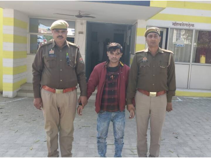 sambhal Crime a man killed meet shop son on demand extortion police arrested accused ann Sambhal News: संभल में मीट कारोबारी के बेटे की चाकू मारकर हत्या, CCTV में कैद हुई वारदात