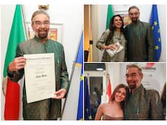 Kabir Bedi Awarded Italy's 'The Order Of Merit', Pooja Bedi, Alaya F Attend Event; SEE PICS