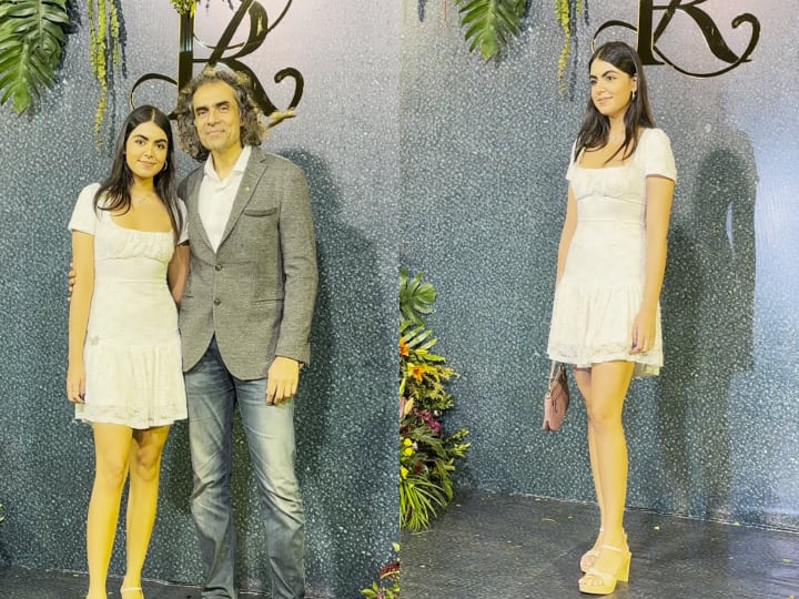 रणदीप-लिन के वेडिंग रिसेप्शन में डायरेक्टर, प्रोड्यूसर और स्क्रीनराइटर इम्तियाज अली ने भी शिरकत की. पार्टी में डायरेक्टर अपनी बेटी इदा अली के साथ पहुंचे. इस दौरान इदा व्हाइट कलर के मिनी वन पीस में दिखाई दीं. ड्रेस के साथ उन्होंने मैचिंग ईयररिंग्स और हील पेयर किए जिसमें ने काफी स्टनिंग लग रही थीं.