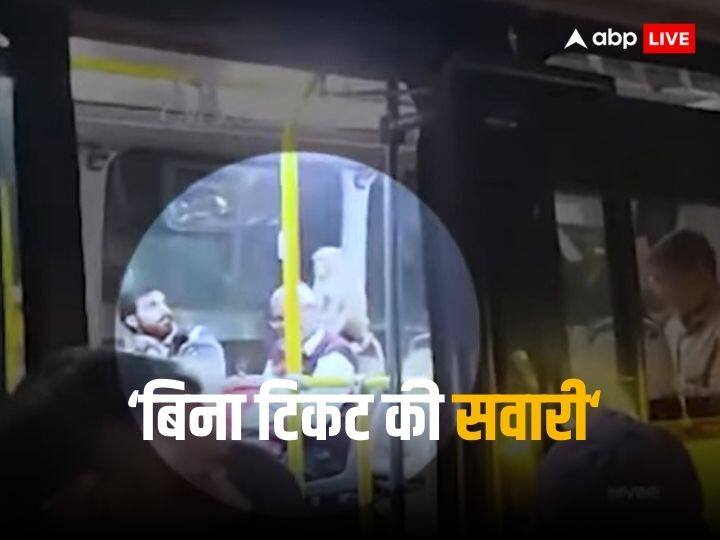 Social Media Viral Video Lucknow Monkey Travel on Bus sat on the head of Passenger See here Viral Video: बिना टिकट बस में चढ़ा बंदर, करने लगा ये हरकतें, वीडियो देखकर खुद को हंसने से नहीं रोक पाएंगे आप