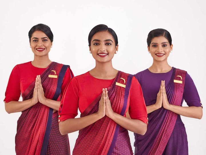 Air India Unveils New Uniforms Designed By Manish Malhotra For Cabin, Cockpit Crew Air India Unveils New Uniforms Designed By Manish Malhotra For Cabin, Cockpit Crew