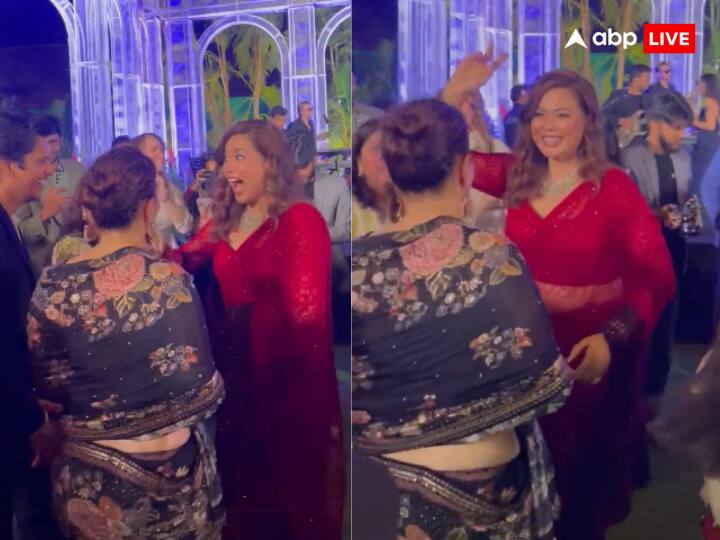 Randeep Hooda Reception actor Wife Lin Laishram Dance with Tamannaah Bhatia Vijay Verma Video Goes Viral Randeep Hooda Reception Video: रणदीप हुड्डा के रिसेप्शन में एक्टर की दुल्हन संग जमकर थिरकीं तमन्ना भाटिया, वायरल हुआ वीडियो