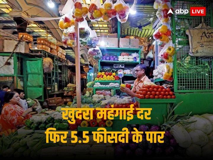 Retail Inflation Data Shoots Up To 5.55 Percent In November 2023 Against 4.87 Percent In October 2023 Retail Inflation Data: खाद्य वस्तुओं की कीमतों में उछाल के चलते फिर बढ़ी महंगाई, नवंबर में 5.55 फीसदी रही खुदरा महंगाई दर