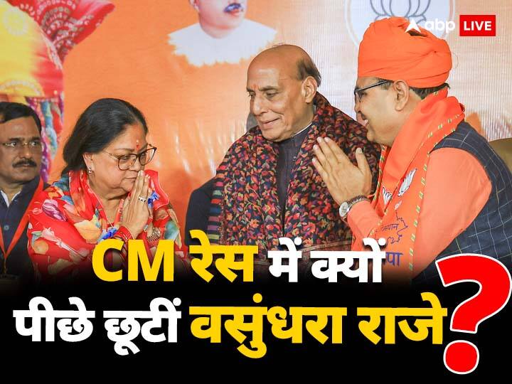 Vasundhara Raje two times CM what are reasons she left behind in CM Face Race with Rajasthan New CM Bhajanlal Sharma BJP Ashok Gehlot वो 6 फैक्टर, जो दो बार की सीएम रहीं वसुंधरा राजे की 'महारानी' वाली छवि पर पड़े भारी