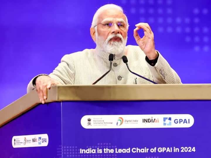 PM Modi Calls For Worldwide Framework For Ethical Use Of Artificial Intelligence at  GPAI Summit PM Modi On AI: AI தொழில்நுட்ப பிரச்னைகள் - ஒரு நொடியை கூட வீணாக்காமல் செயல்பட பிரதமர் மோடி வலியுறுத்தல்