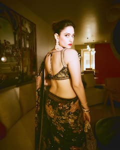 Tamannaah bhatia: ડિઝાઈનર સાડીમાં તમન્ના ભાટીયાનો સ્ટનિંગ લૂક, જુઓ તસવીરો