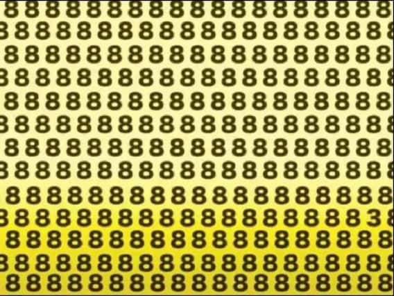 Optical Illusion: इस तस्वीर में छिपा है एक अलग नंबर, 7 सेकंड में खोज पाएंगे तो कहलाएंगे जीनियस Optical Illusion: इस तस्वीर में छिपा है एक अलग नंबर, 7 सेकंड में खोज पाएंगे तो कहलाएंगे जीनियस
