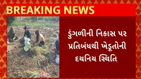 Gujarat News : ડુંગળીની નિકાસ પર પ્રતિબંધથી ખેડૂતની સ્થિતિ દયનીય