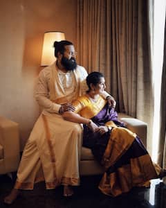 Rishab Shetty Family Photos:  'కాంతార'  రిషబ్ శెట్టి ఫ్యామిలీ పిక్స్