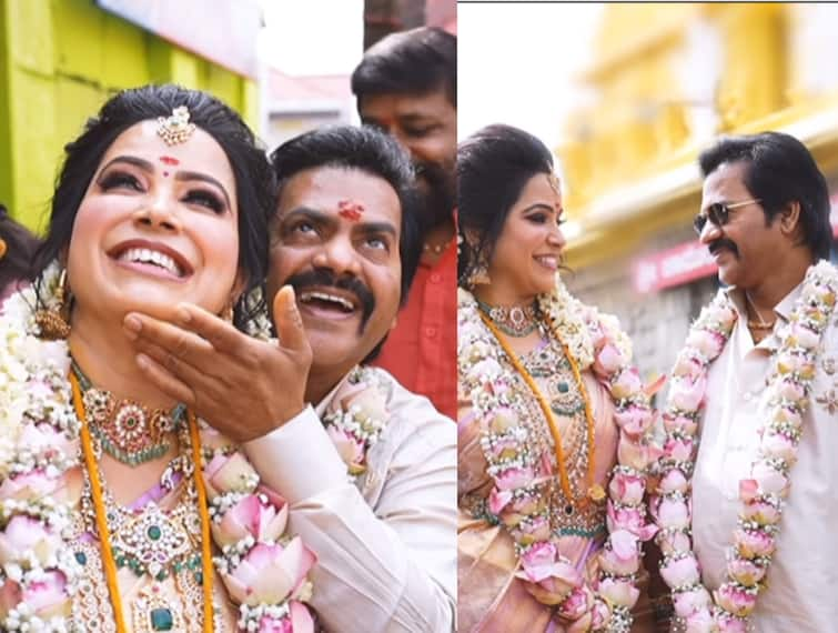 actor redin kingsley sangeetha wedding video released go viral Watch Video: கண்களில் காதல்.. கல்யாண பூரிப்பு.. ரெடின் கிங்ஸ்லி - சங்கீதா க்யூட் திருமண வீடியோ!