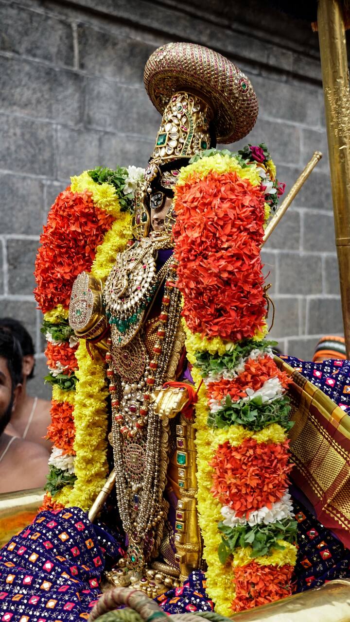 ஸ்ரீ ரங்கநாதர் பக்தர்களுக்கு காட்சியளித்தார்