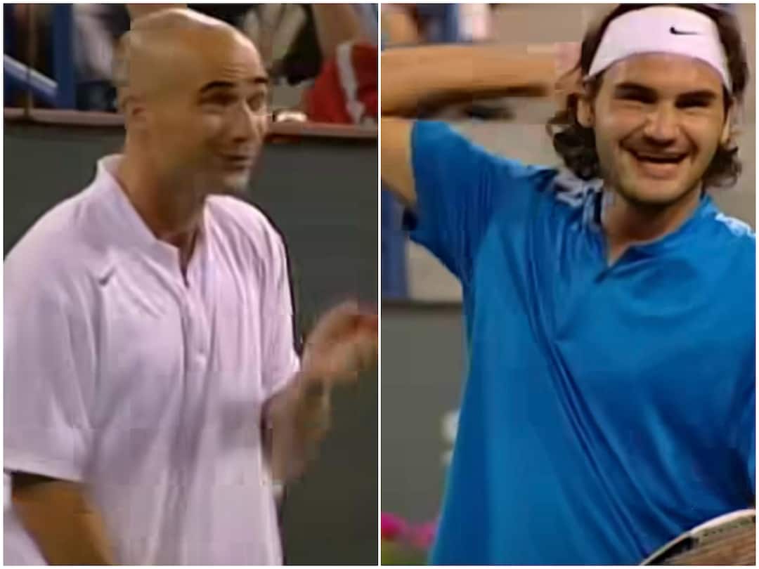 Andre Agassi Publicly Encourage Roger Federer To Consider Getting Haircut viral video WATCH | When Andre Agassi Publicly Encouraged Roger Federer To Consider Getting Haircut