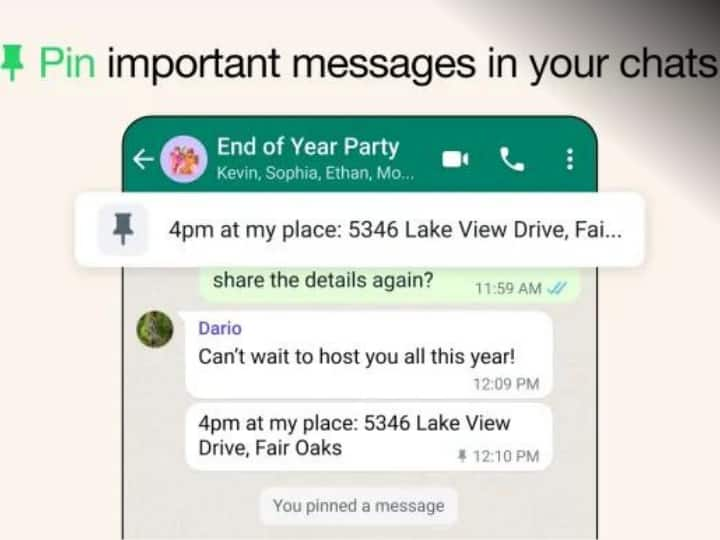 WhatsApp now lets you pin message in groups and chats here is how to do that iPhone में मिलने वाला ये फीचर अब वॉट्सऐप में भी आया, एंड्रॉइड यूजर्स की होगी मौज 