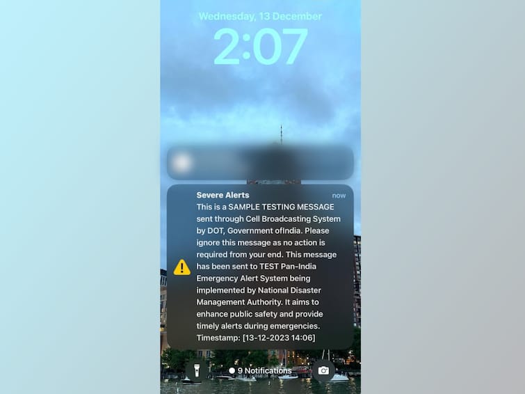 Severe Alert Push Message On Your Phone iPhone No Action Needed From Your End Sample Test Received 'Severe Alert' Push Message On Your Phone? No Action Needed From Your End, It's Just A Test