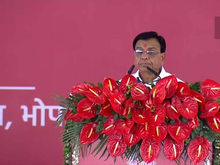 Jagdish Devda took oath as the Deputy CM Of MP. (Image Source: X/@ANI)