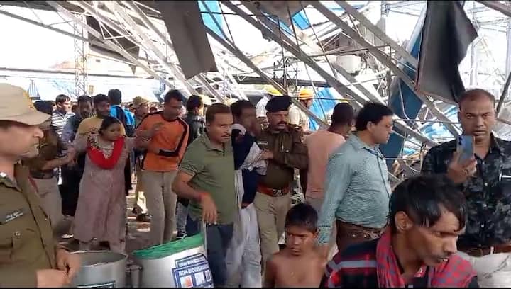 জলের ট্যাঙ্ক ভেঙে ৩ জনের মৃত্যু হয়েছে বলে জানিয়েছেন বর্ধমান মেডিক্যাল কলেজ হাসপাতালের সুপার। বর্ধমান স্টেশনের ২ ও ৩ নম্বর প্ল্যাটফর্মের মাঝে ভেঙে পড়ল জলের ট্যাঙ্ক।