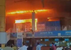 LTT रेल्वे स्टेशनच्या जन आहार कॅन्टीनमध्ये आग