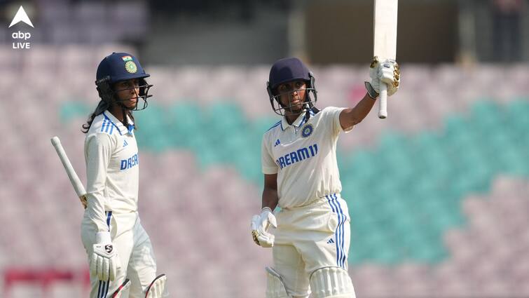 IND W vs ENG W Test: 4 batters score half centuries as India Women team ended day 1 on 410/4 against England Women IND W vs ENG W: হাফসেঞ্চুরি চার ব্যাটারের, ইংল্যান্ডের বিরুদ্ধে একদিনেই চারশো পেরল ভারতের মেয়েরা