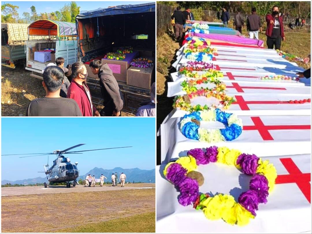 Manipur Violence Victims Bodies Airlifted from Imphal Mortuaries For Funeral Churachandpur Bodies Of Manipur Violence Victims In Imphal Mortuaries For 7 Months Airlifted For Funeral