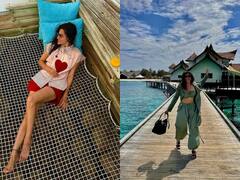 Taapsee Pannu Photos : மாலத்தீவில் ஜாலியாக சில் செய்யும் நடிகை டாப்ஸி பன்னு..!