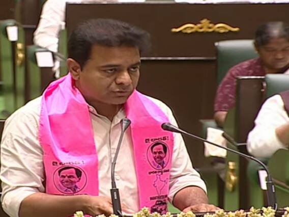 KTR Oath Taking in Assembly : శాసనసభలో ప్రమాణస్వీకారం చేసిన కేటీఆర్ | ABP Desam