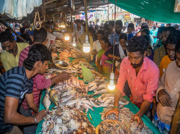 Thanjavur Work is in full swing to relocate the temporary fish market TNN தஞ்சையில் தற்காலிக மீன் மார்க்கெட்டை இடமாற்றம் செய்ய பணிகள் மும்முரம்