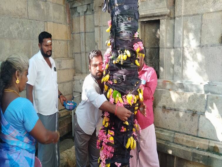 Sani Peyarchi Public Worshipped at Thirukollikadu Pongu Sani Temple Saturn Transit- tnn Sani Peyarchi: பொங்கு சனீஸ்வரர் ஆலயத்தில் சனிப்பெயர்ச்சியையொட்டி ஏராளமான மக்கள் சாமி தரிசனம்
