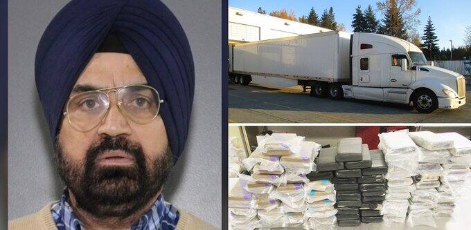 Warrant issued against Punjabi truck driver in Canada 80 kg heroin smuggling case Drug trafficking: ਕੈਨੇਡਾ ‘ਚ ਪੰਜਾਬੀ ਟਰੱਕ ਡਰਾਇਵਰ ਖ਼ਿਲਾਫ਼ ਵਰੰਟ ਜਾਰੀ, 80 ਕਿੱਲੋ ਹੈਰੋਇਨ ਤਸਕਰੀ ਦਾ ਮਾਮਲਾ