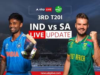 India vs South Africa 3rd T20 LIVE Blog: ਟੀਮ ਇੰਡੀਆ ਨੇ ਦੱਖਣੀ ਅਫਰੀਕਾ ਨੂੰ ਦਿੱਤਾ 202 ਦੌੜਾਂ ਦਾ ਟੀਚਾ, ਸੂਰਿਆ ਨੇ ਸ਼ਾਨਦਾਰ ਬੱਲੇਬਾਜ਼ੀ ਕਰਦੇ ਹੋਏ ਸੈਂਕੜਾ ਜੜਿਆ