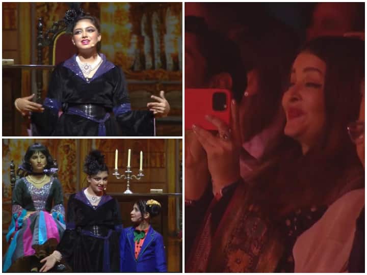 Aaradhya Bachchan Stage Performance: आराध्या बच्चन ने स्कूल में शानदार परफॉर्मेंस दी है. उनकी परफॉर्मेंस देखने पहुंचीं उनकी मां ऐश्वर्या राय उनका वीडियो बनाती नजर आईं.