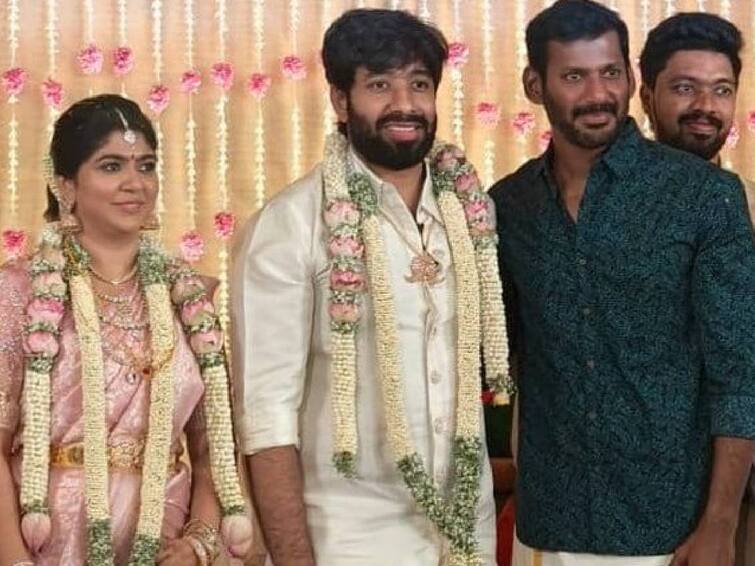 director Adhik Ravichandran married actor prabhu's daughter photos viral Adhik Ravichandran: நடிகர் பிரபு மகளை கரம் பிடித்த “மார்க் ஆண்டனி” இயக்குநர் ஆதிக் ரவிச்சந்திரன்.. குவியும் வாழ்த்து..!