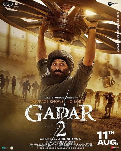 ਇਸ ਸਾਲ ਸੰਨੀ ਦਿਓਲ ਦੀ 'ਗਦਰ 2' ਨੇ ਵੀ ਹਲਚਲ ਮਚਾ ਦਿੱਤੀ ਸੀ। ਫਿਲਮ ਨੇ ਦੁਨੀਆ ਭਰ 'ਚ 691.08 ਕਰੋੜ ਰੁਪਏ ਦੀ ਕਮਾਈ ਕੀਤੀ ਸੀ।