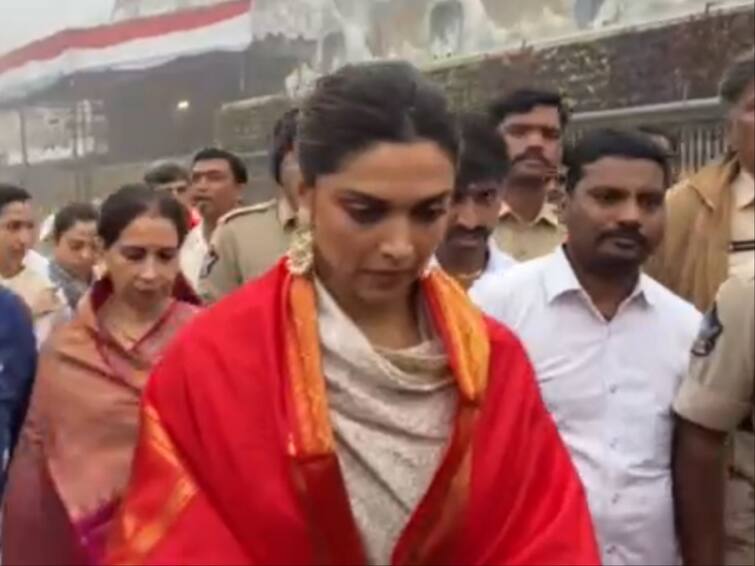 Deepika Padukone Anisha Padukone Actor Offers Prayer At Tirumala Tirupati Temple. WATCH Actor Deepika Padukone Offers Prayer At Tirumala Tirupati Temple. WATCH