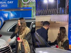 Aishwarya Rai, Abhishek Bachchan Make An Appearance Together At Ambani School Amid Separation Rumours; Watch