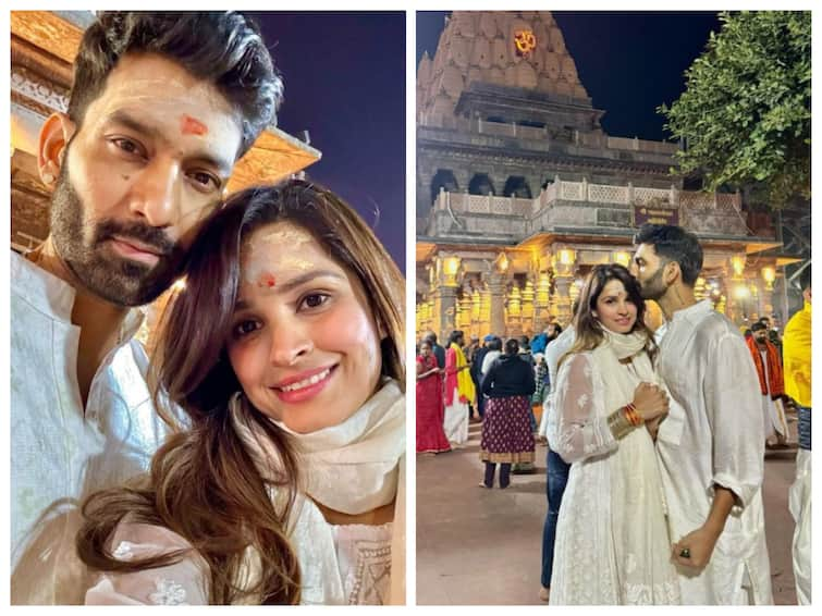 Temptation Island India Couple Chetna Pande And Nishank Swami Seek Blessings At Ujjains Mahakal 