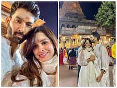 Chetna Pande And Nishank Swami Seek Blessings At Ujjain's Mahakal