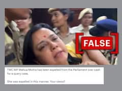 Fact Check: Old Video Of Mahua Moitra Being Dragged Out Of Parliament Shared With False Claim