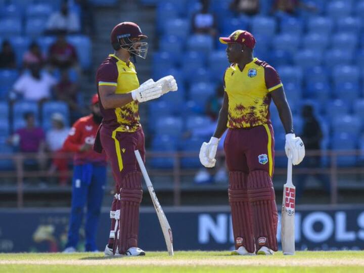 West Indies beat England in 2nd T20I takes 2-0 lead five match series latest sports news WI vs ENG: वेस्टइंडीज ने दूसरे टी20 में इंग्लैंड को हराया, कैरेबियन टीम सीरीज में 2-0 से आगे; ऐसा रहा मैच का हाल