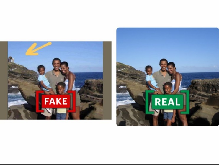 Fact Check: Viral Photo Of Obama Family On Jeffrey Epstein's Island Digitally Altered